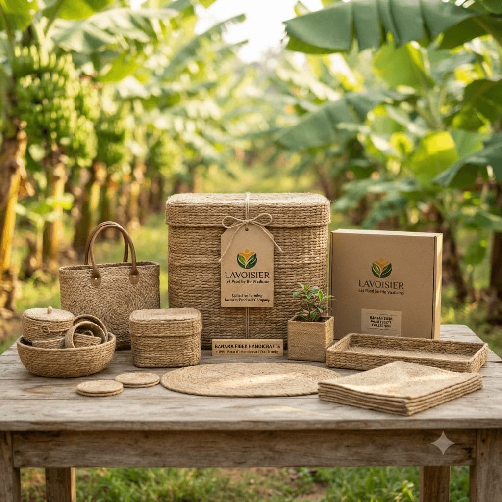 Banana Fiber Handicraft Products