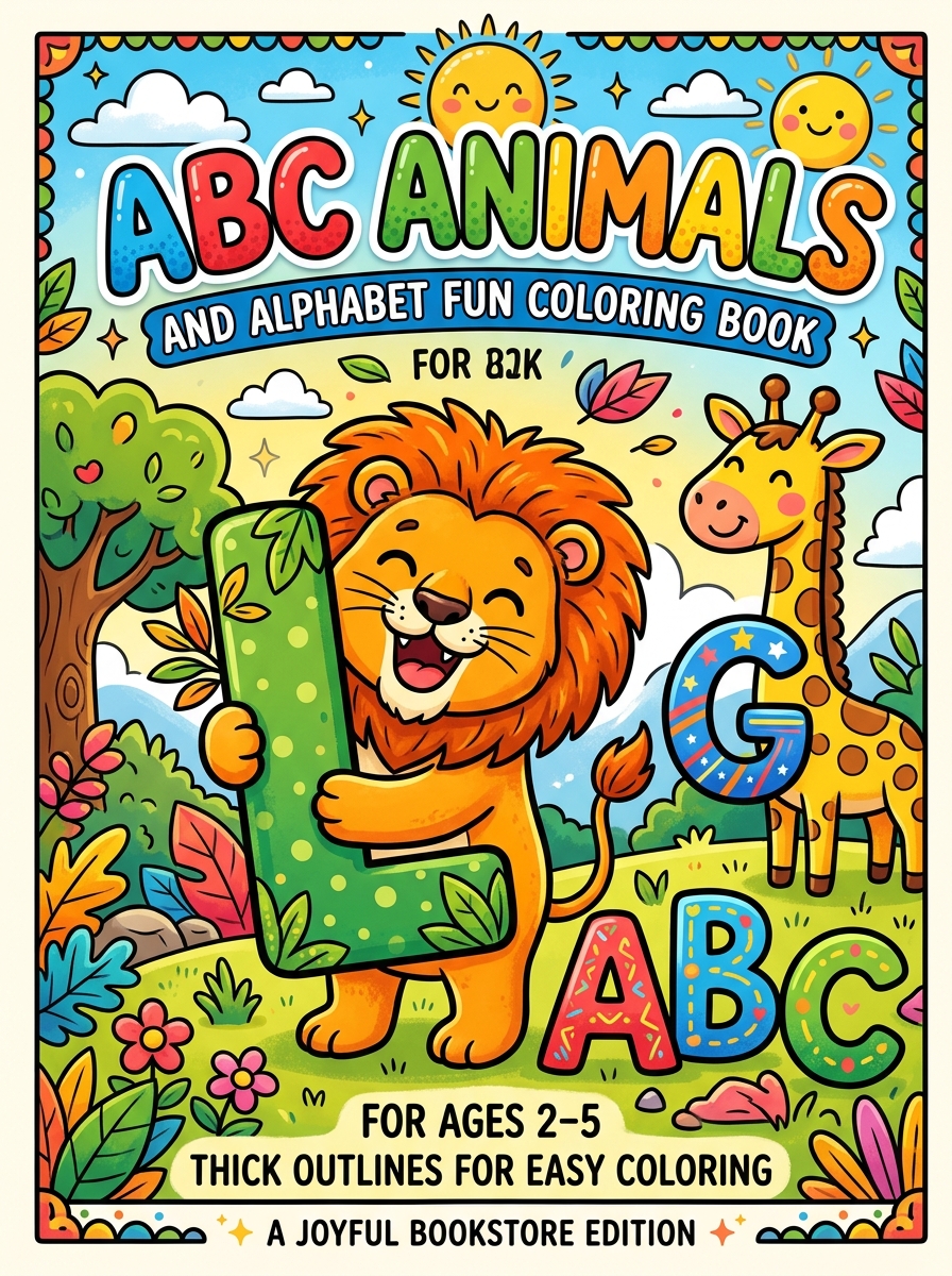 ABC Animals Activity Storybook 42 Pages