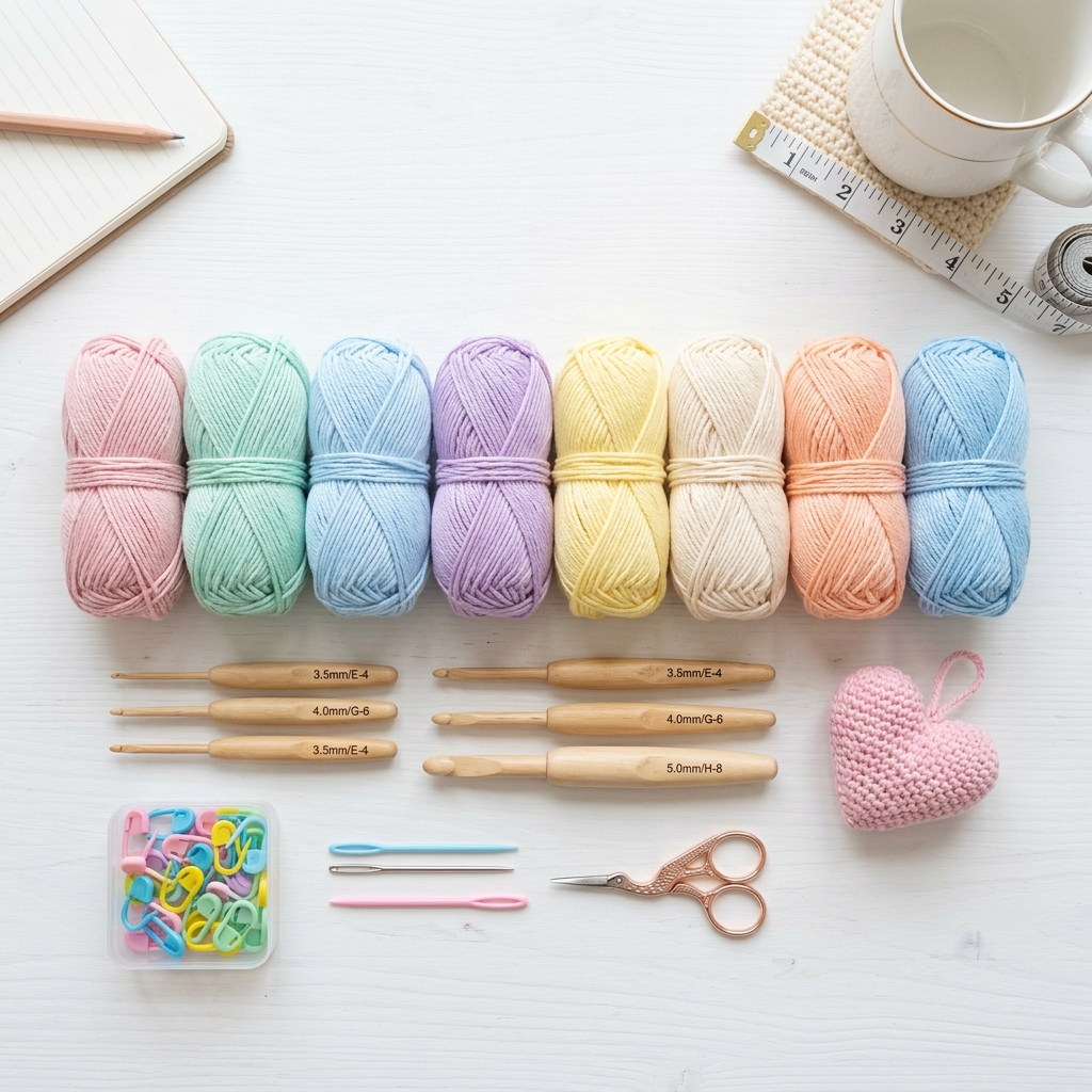 Beginner DIY Crochet Art Starter Craft Kit