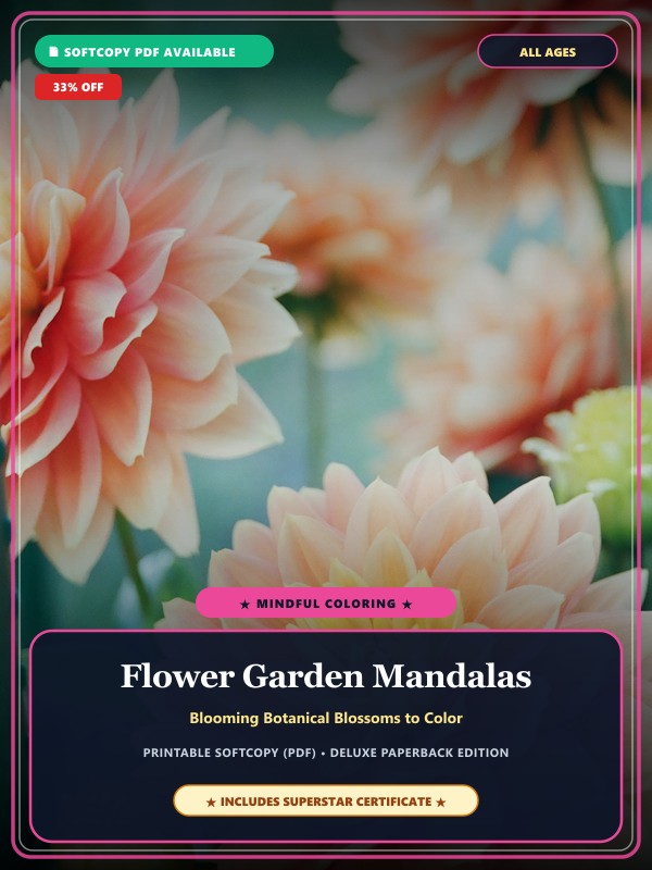 Flower Garden & Blooming Blossom Mandalas
