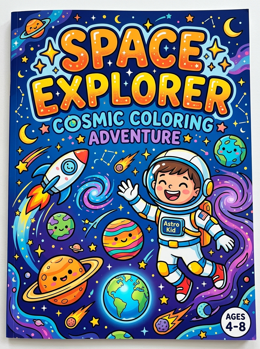 Space Explorer: Cosmic Coloring Adventure